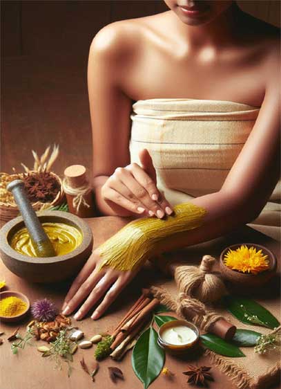  Ayurveda offers natural remedies for all major skin diseases like eczema, psoriasis